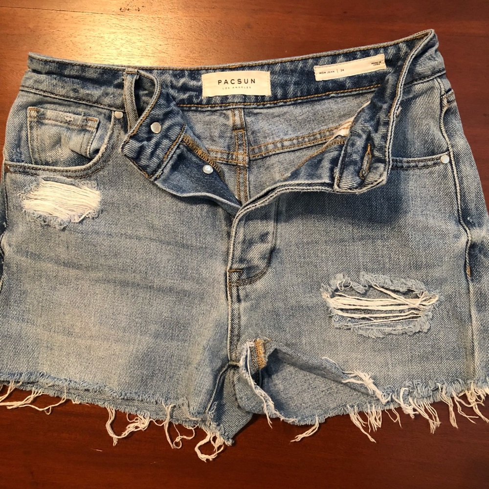 High waisted short shorts
